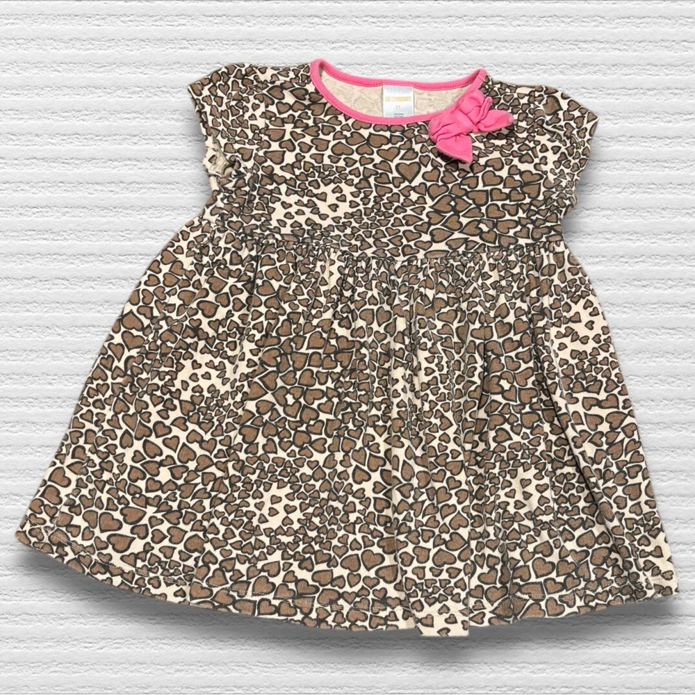 Gymboree Hearts Cheetah Print Dress 2017